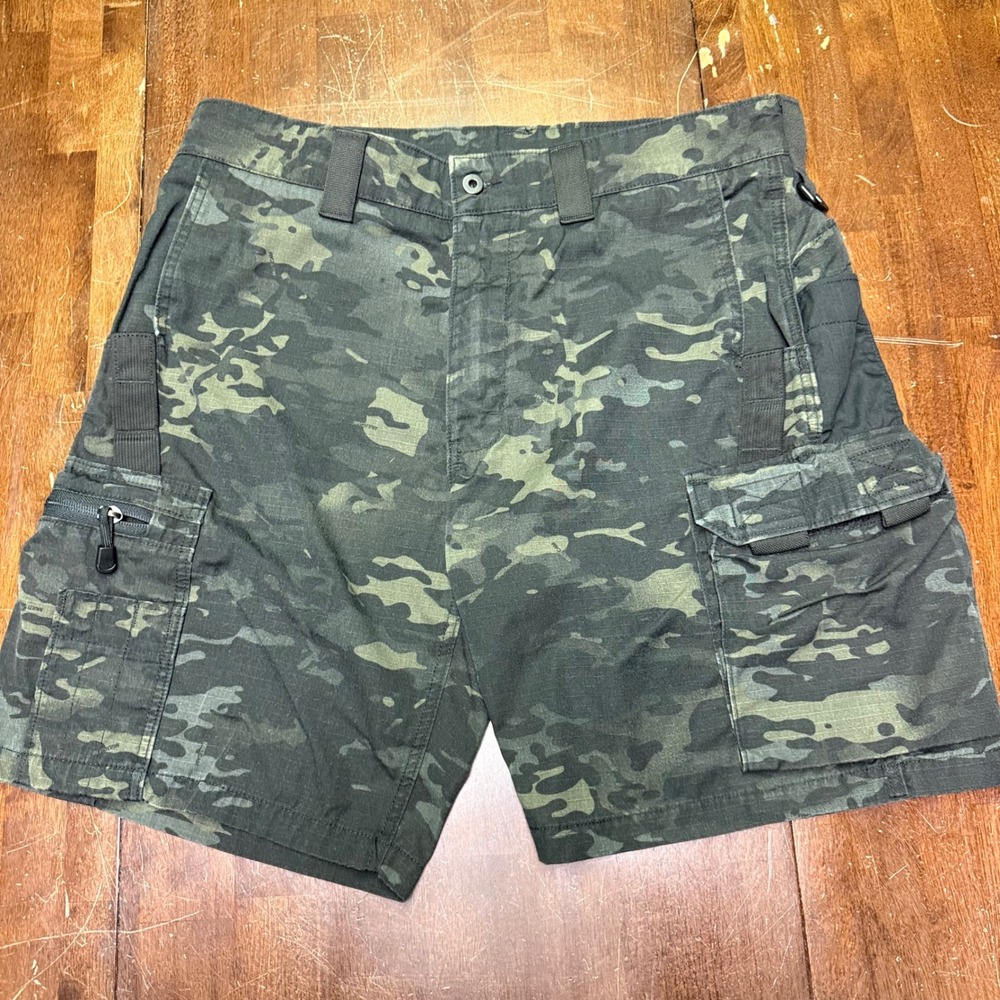 Kitanica Range Shorts Men Tactical Cargo 38 Multicam Camo Ripstop Utility Combat